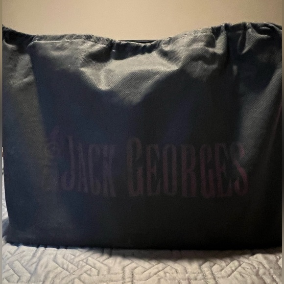 Jack Georges black leather Milano Madison Avenue Tote
Laptop compatible - Picture 2 of 7